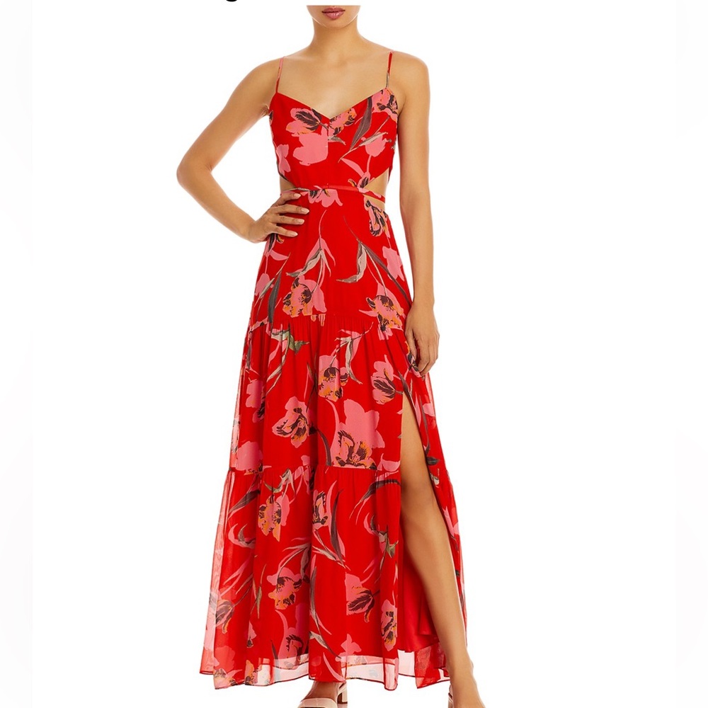 Milly Wilda Floating Floral Maxi Dress